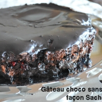 Gâteau au chocolat façon Sachertorte sans gluten
